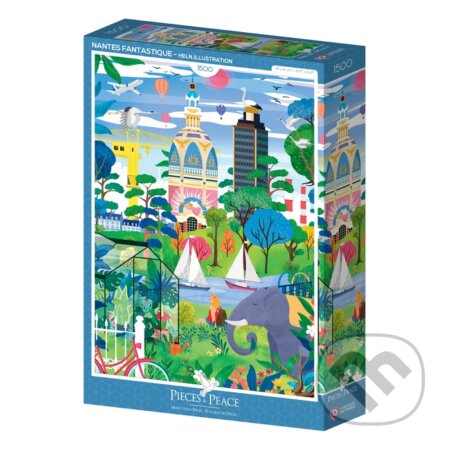 Puzzle: Fantastické Nantes (Pieces &amp; Peace)