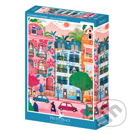 Puzzle: Sila kvetov na ulici (Pieces &amp; Peace)
