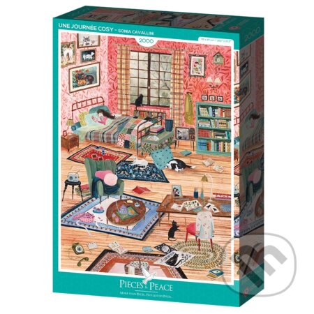 Puzzle: Krásny deň s mačkami (Sonia Cavallini)