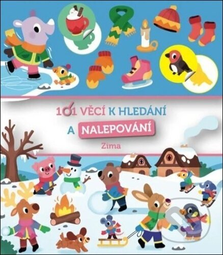 101 věcí k hledání a nalepování: Zima - kniha z kategorie Úkoly pro děti