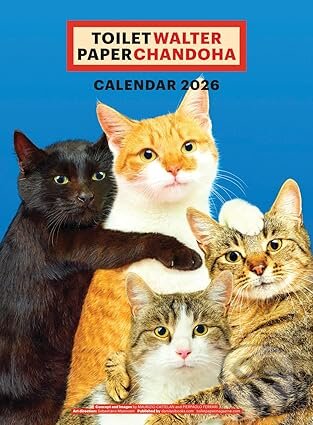 Kniha ToiletWalter PaperChandoha Calendar 2026