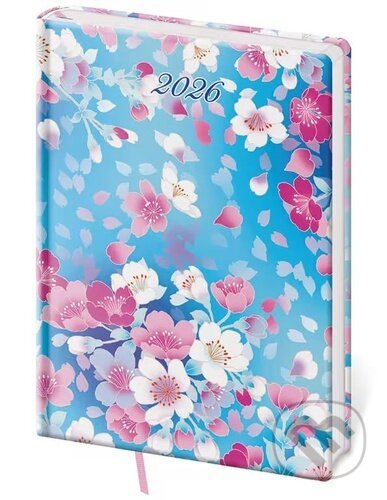 Denní diář 2026 A5 Vario Lyra Blossom