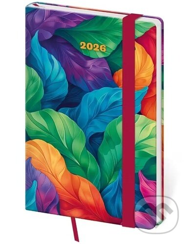 Kapesní diář 2026 Vario Tropical s gumičkou (Helma). Helma, 2025