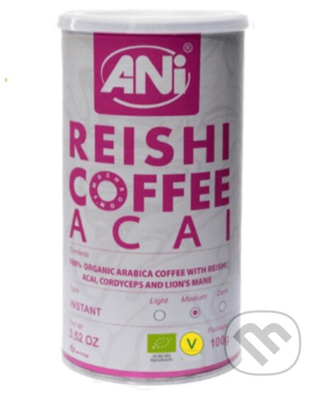 Acai Reishi BIO instantná káva plechovka