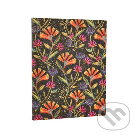 Paperblanks - týždenný diár Wild Flowers 2026 (flexi, ultra, elastické zatváranie)