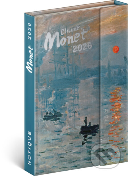 NOTIQUE Týždenný magnetický diár Claude Monet 2026 (Notique)