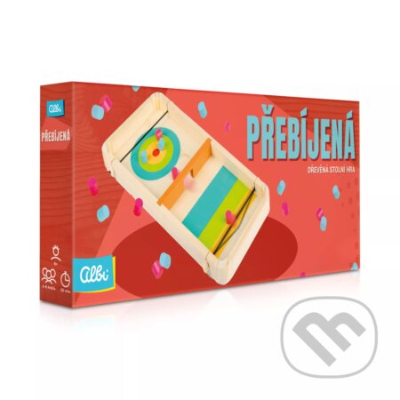 Spoločenská hra: Drevená stolná hra - Prebíjaná (Albi). Albi, 2025