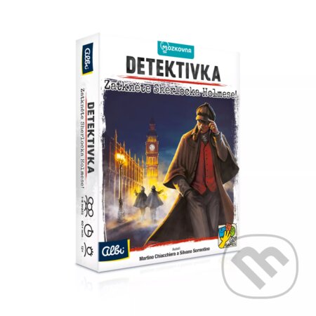 Spoločenská hra: Detektivka - Zatkněte Sherlocka Holmese (Albi). Albi, 2025