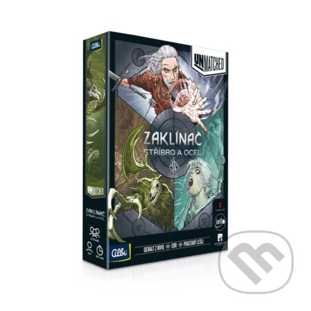 Unmatched Zaklínač - Striebro a oceľ - Brian Neff, Justin D. Jacobson, Noah Cohen, Rob Daviau - hra z kategorie Hry pro náročné