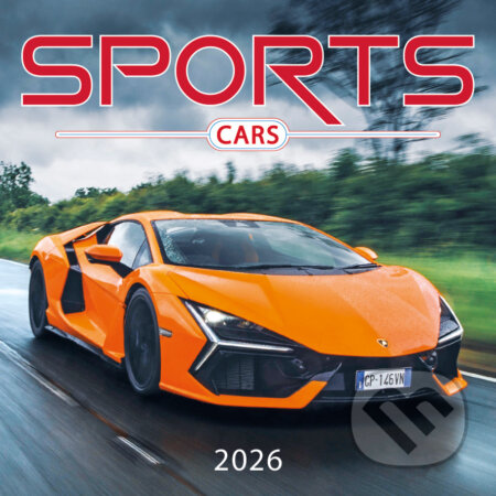 Nástenný kalendár Sports Cars 2026
