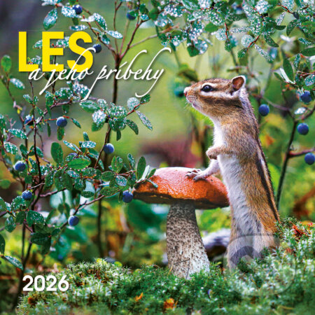 Nástenný kalendár Les a jeho príbehy 2026 (slovenské menné kalendárium)