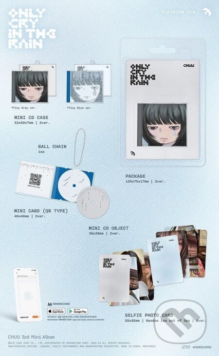 Chuu:  Only Cry In The Rain / Limited Coloured Vinyl edition