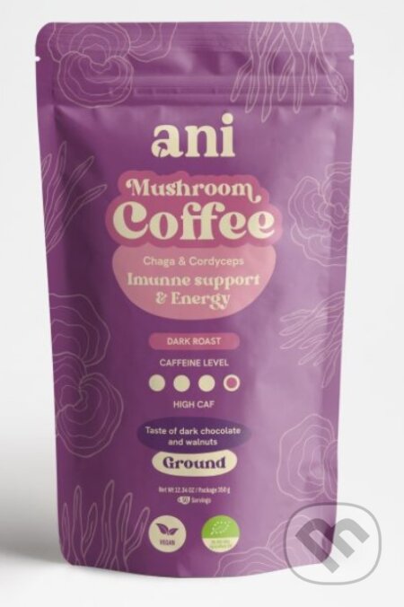 ANi Mushroom Coffee Imunne suport & Energy - mletá káva