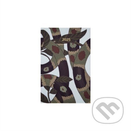 Sada Moleskine Snake Leaves 2025 L, zápisník a diář