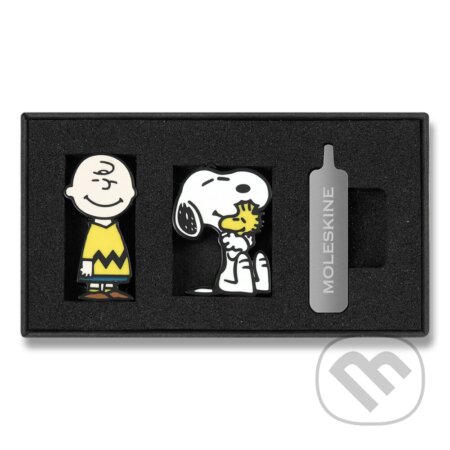 Moleskine - ozdoba na zápisník - Peanuts (set 2 ks)