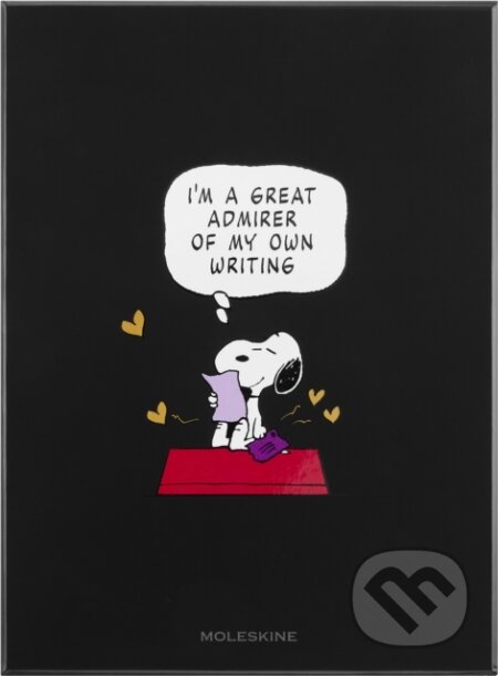 Sada Moleskine Peanuts L, zápisník, grafitové tužky, ořezávátko