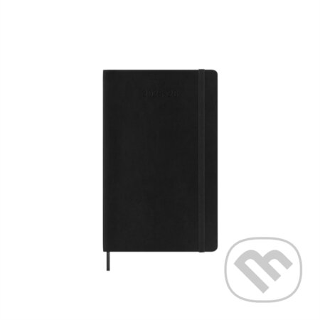 18měsíční diář Moleskine 2024 - 25 - tvrdé desky, L, týdenní černý