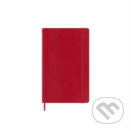 18měsíční diář Moleskine 2024 - 25 - tvrdé desky, L, týdenní červený