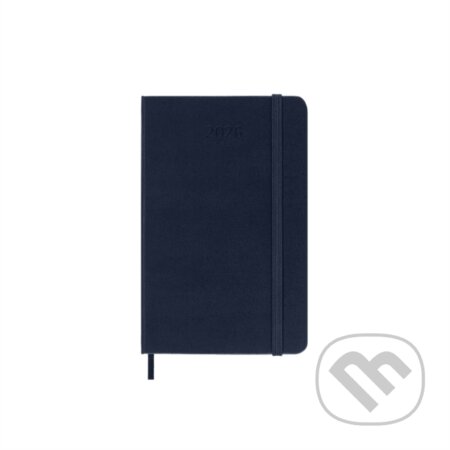 Moleskine 2026 - diář v tvrdých deskách - velikost S, denní, modrý