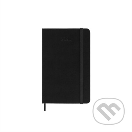 Diář Moleskine 2026 - tvrdé desky, S, týdenní, vertikální, černý