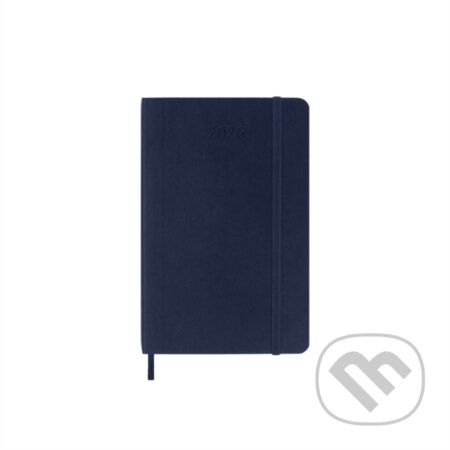 Moleskine 2026 - diář v měkkých deskách - velikost S, týdenní, modrý