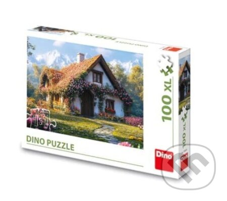 Puzzle: Puzzle Chata v údolí XL 100 ks (Dino)