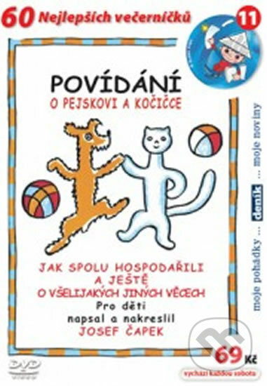 Povídání o pejskovi a kočičce - DVD - Josef Čapek, Čapek Josef, NORTH VIDEO, 2014