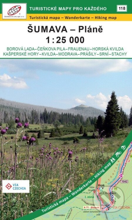 Kniha: Šumava - Pláně 1:25 000 / 118 (Geodezie On Line)