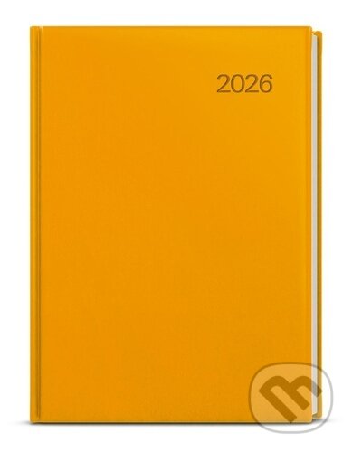 Denní diář 2026 David Vivella A5 okrová