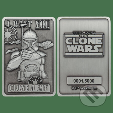 Zberateľský ingot Star Wars: Clone Wars - Captain Rex