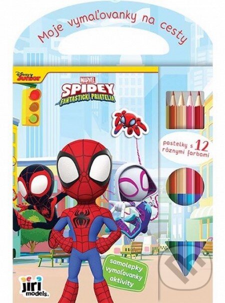 Kniha: Moje vymaľovanky na cesty - Spidey (Jiri Models SK)