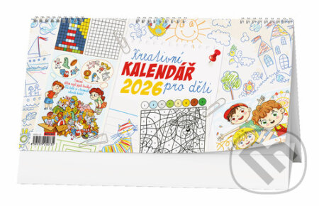 Kreativní kalendář pro děti 2026 - stolní kalendář (Baloušek). Baloušek, 2025