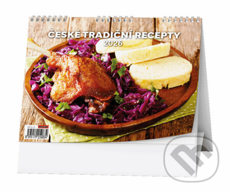 České tradiční recepty 2026 - stolní kalendář