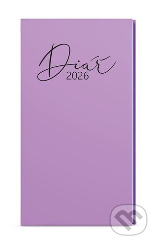 Baloušek Pastel 2026 - kapesní diář - fialový
