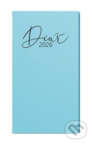 Baloušek Pastel 2026 - kapesní diář - modrý