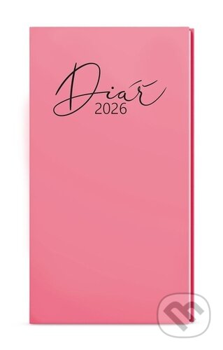 Baloušek Pastel 2026 - kapesní diář - růžový