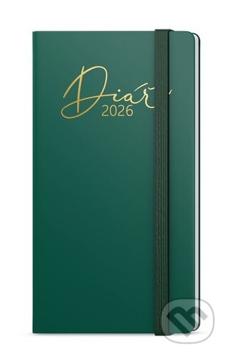 Týdenní diář 2026 Jakub Luxi kapesní zelená