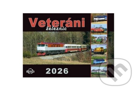 Nástěnný kalendář Veteráni železnic 2026 - Richard Piroutek
