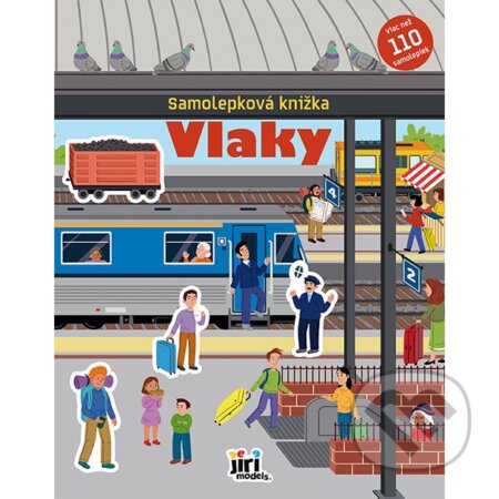 Kniha: Samolepková knižka: Vlaky (Jiri Models SK). Jiri Models SK, 2025