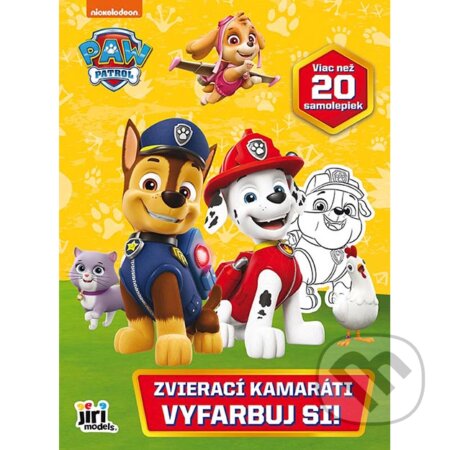 Vyfarbuj si! Labková patrola: Kamaráti zvieratká