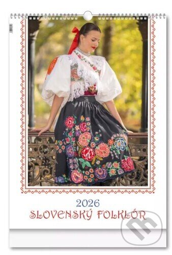 Nástenný kalendár Slovenský folklór 2026