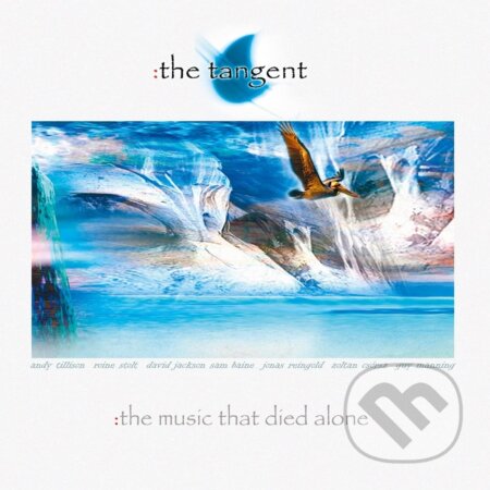 The Tangent:  Music That Died Alone (clear, silver & blue marbled) LP