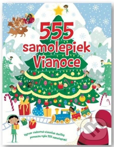 555 samolepiek: Vianoce - kniha z kategorie Samolepky
