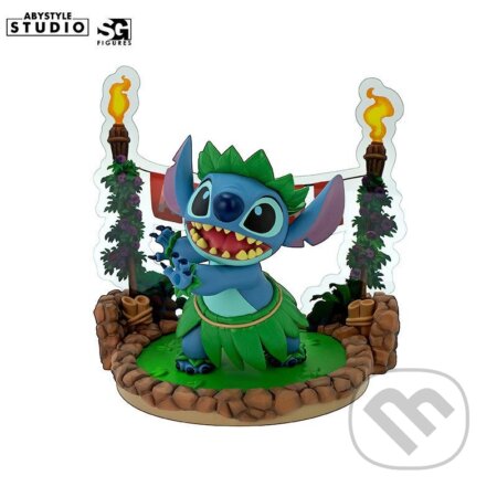 Figurka Stitch - Hula Dance, 10 cm Vícebarevná