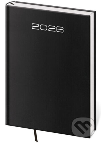 Týdenní diář 2026 B5 Old Karachi černý