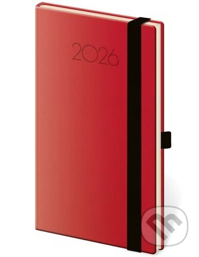 Kapesní diář 2026 New Praga červený