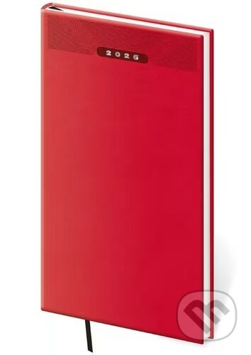 Kapesní diář 2026 Print Classic červený