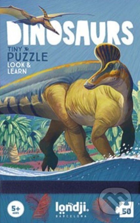 Kapesní puzzle Dinosaurus - puzzle z kategorie 15 - 60 dílků
