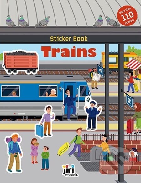 Kniha: Sticker book Trains (Jiří Models). Jiří Models, 2025