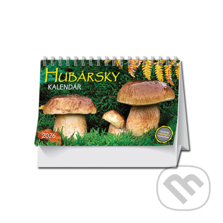 Stolový Hubársky kalendár 2026 (Spektrum grafik)